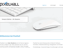 Tablet Screenshot of pixelhall.de